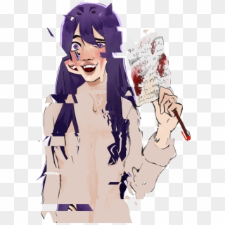 Ddlc Yuri Fanart Zaimyus Com Zaimyustumblrcom - Cartoon, HD Png Download