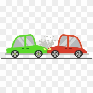 Two Cars Crash Clip Art Free Stock - Two Cars Crashing Clipart, HD Png Download
