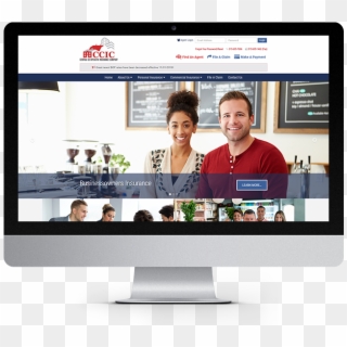 Responsive Mobile Web Design Syracuse Insurance - Cafe Workers, HD Png Download