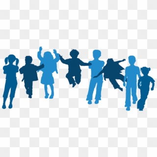 High School Students Silhouette Png, Transparent Png