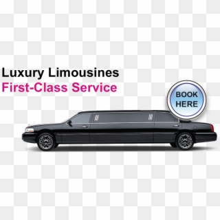 Limo Santa Fe Nm - Side View Of A Limo, HD Png Download
