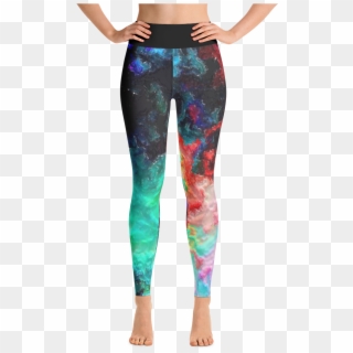 Watercolor Abstract All Over Print Yoga Leggings, HD Png Download