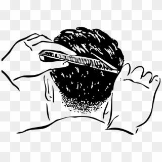 Comb Hair Clipper Hairstyle Hair-cutting Shears Hairdresser - Hair Cut Vector, HD Png Download