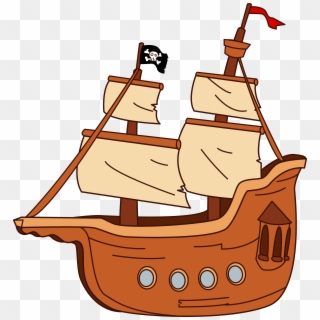 Recherche Google - Pirate Ship Cartoon Png, Transparent Png