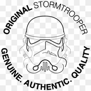 Original Stormtrooper Thumbs Up - Line Art, HD Png Download