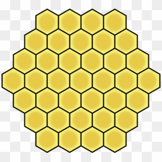 Honeycomb Clipart Honey Comb - Hexagons, HD Png Download