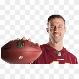 Alex Smith Redskins Holding Football Transparency Red - Alex Smith In Shape, HD Png Download