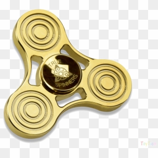 Gold Fidget Spinner Background Png - Fidget Spinner Gold Png, Transparent Png