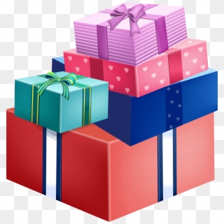 Colorful Gift Boxes Png Clipart , Png Download, Transparent Png