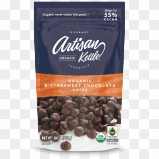 Organically Delicious - - Artisan Kettle Organic Chocolate Morsels, HD Png Download