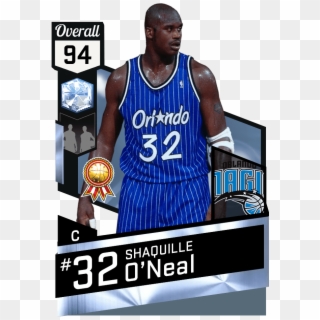 Shaquille O'neal - Nba 2k18 Stephen Curry Rating, HD Png Download