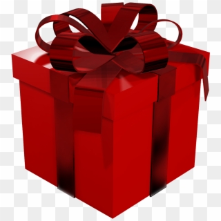 Red Gift Box Clipart - Present, HD Png Download
