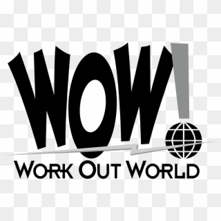 Wow Logo Png Transparent - Work Out World, Png Download