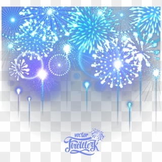 Fireworks Dazzling Year Free Clipart Hd Clipart - New Year Firework Png, Transparent Png