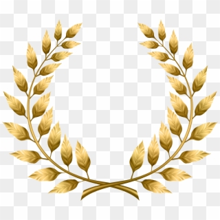 Laurel Wreath Transparent Png Clip Art Image - Leaf Circle Logo With Crown, Png Download