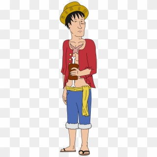 Fanartdid A Picture Of Luffy As My Favourite King Of - Cartoon, HD Png Download