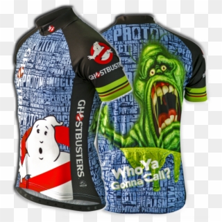 Ghostbusters Slimer Cycling Jersey - Ghostbusters Movie (slime Zone) Poster Print, HD Png Download