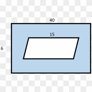 11 - Area Of Shaded Region Rectangles, HD Png Download