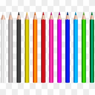Colored Pencils Set Png Clip Art Image, Transparent Png