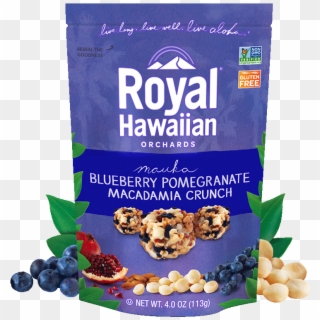 Blueberry Pomegranate Macadamia Nut Crunch - Macadamia Nuts Royal Hawaii, HD Png Download