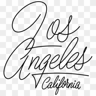 Los Angeles California - Los Angeles Typography, HD Png Download