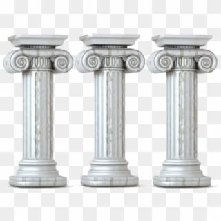 Columns Clipart Three Pillar - Three Pillars, HD Png Download