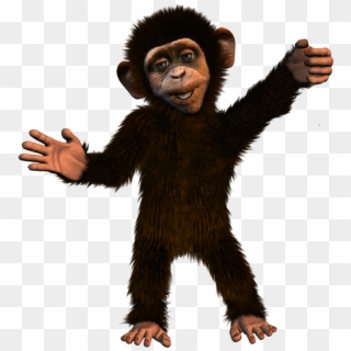 Monkey - Cartoon Chimp, HD Png Download