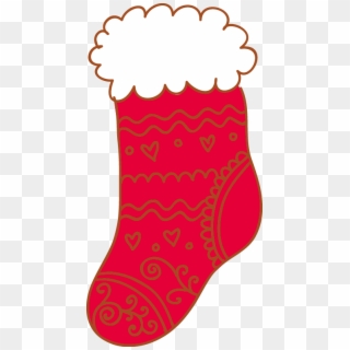 Christmas Sock Hosiery Socks, HD Png Download