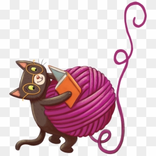 Cat Clipart Yarn, HD Png Download