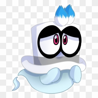 Cappy The Hat/ghost By Penguinspuffy Drawing Practice, - Cappy The Hat Ghost, HD Png Download