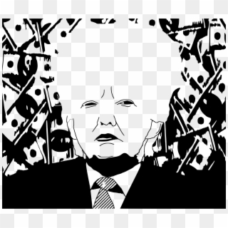 Svg Freeuse Stock Caricature Big Image Png - Donald Trump, Transparent Png