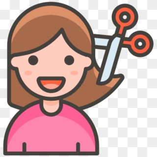 Woman Getting Haircut Emoji - Png Transparent Png Emoji, Png Download