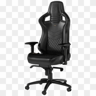 Like Most Gaming Chairs, Lumbar Support And Head Rest - Noblechairs Epic Black Red, HD Png Download