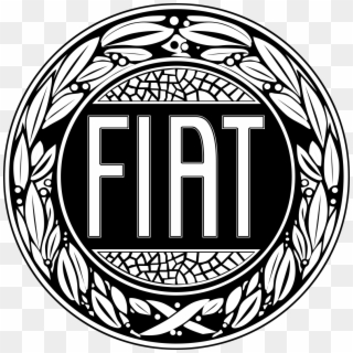 Fiat - Black And White Fiat Logo, HD Png Download