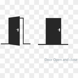 Icon Design By Ogamedia For Z-wave Europe Gmbh - Closed Open Door Icon, HD Png Download