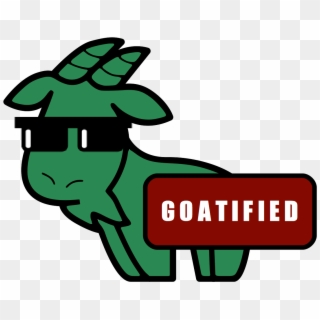 Goatified Sticker, A Goat Wearing Glasses - Goatified Wikimedia Germany, HD Png Download