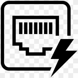 Power Symbol Png - Power Over Ethernet Symbol, Transparent Png