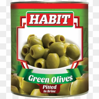Olives Green Pitted In Brine2 - Olive, HD Png Download