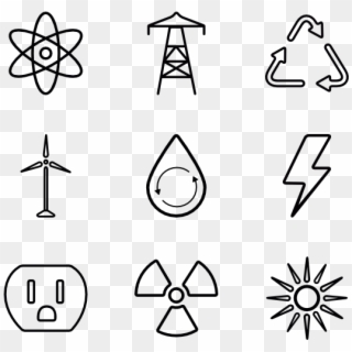 Energy - Energy Icons Vector Free, HD Png Download