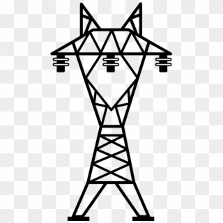 Png File - Power Transmission Tower Icon, Transparent Png