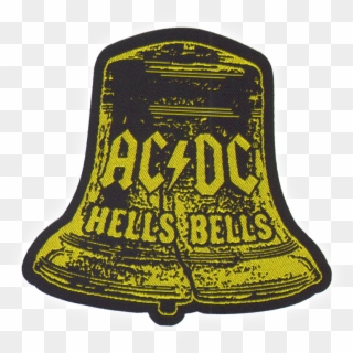 Details About Ac/dc Hells Bells Shape Sew-on Patch - Ac Dc Hells Bells Transparent, HD Png Download