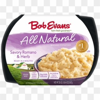 Bob Evans Natural Savory Romano And Herb Mashed Potatoes - Bob Evans Potatoes, HD Png Download