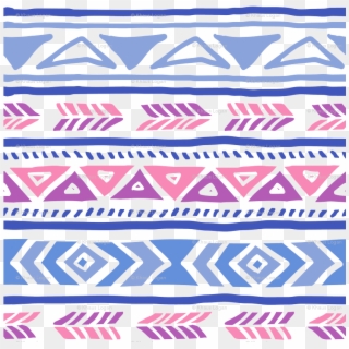 Svg Free Native American Cute Diamond Stripe Design - Native American Pattern Blue, HD Png Download