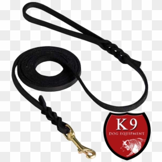 Braided Leather Show Dog Leash - Usb Cable, HD Png Download