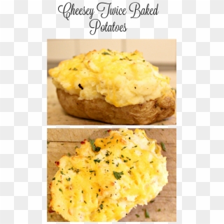 Food On Friday - Baked Potatoes With Cheese And Butter, HD Png Download