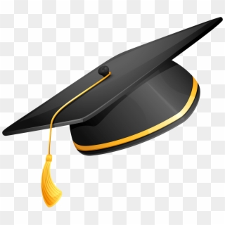 Gold Hats Cliparts - Graduation Hat Png Transparent, Png Download