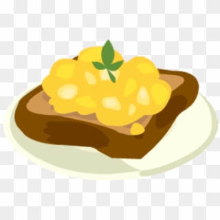Breakfast Clipart Scrambled Egg - Illustration, HD Png Download