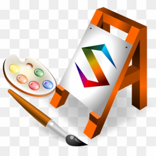 Arts, Artistic, Artist, Painter, Paintbrush - Web Designing Clipart Png, Transparent Png
