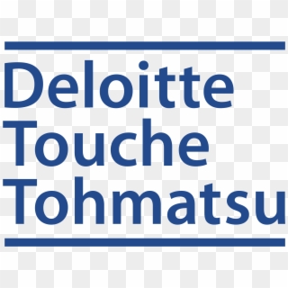 Deloitte Touche Tohmatsu Logo Png Transparent - Deloitte And Touche Logo, Png Download