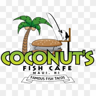Fish Taco Clipart Eating - Coconuts Fish Cafe Maui, HD Png Download
